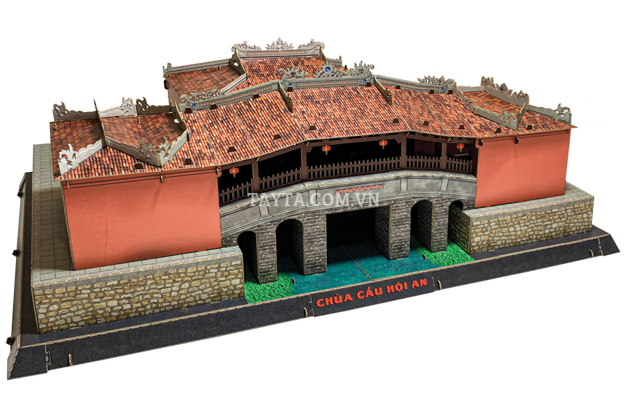 mô hình kiến trúc chùa cầu hội an tayta