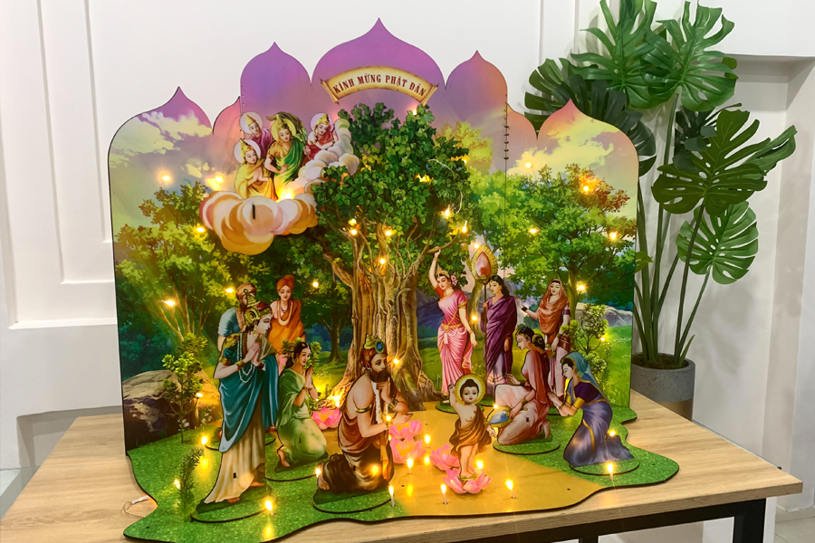 mô hình vườn lâm tỳ ni bán chạy nhất mùa Phật Đản