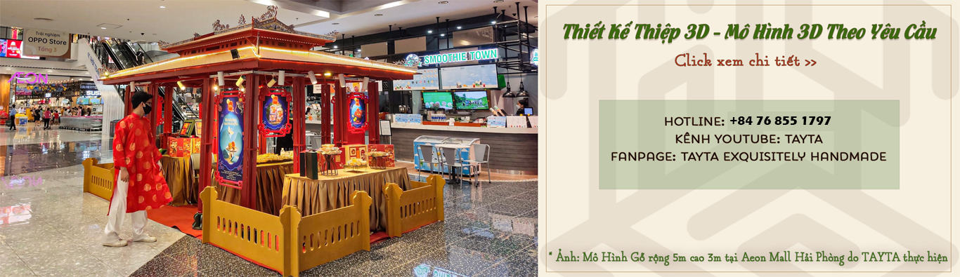 THIẾT KẾ THIỆP 3D THEO YÊU CẦU TẠI VIỆT NAM