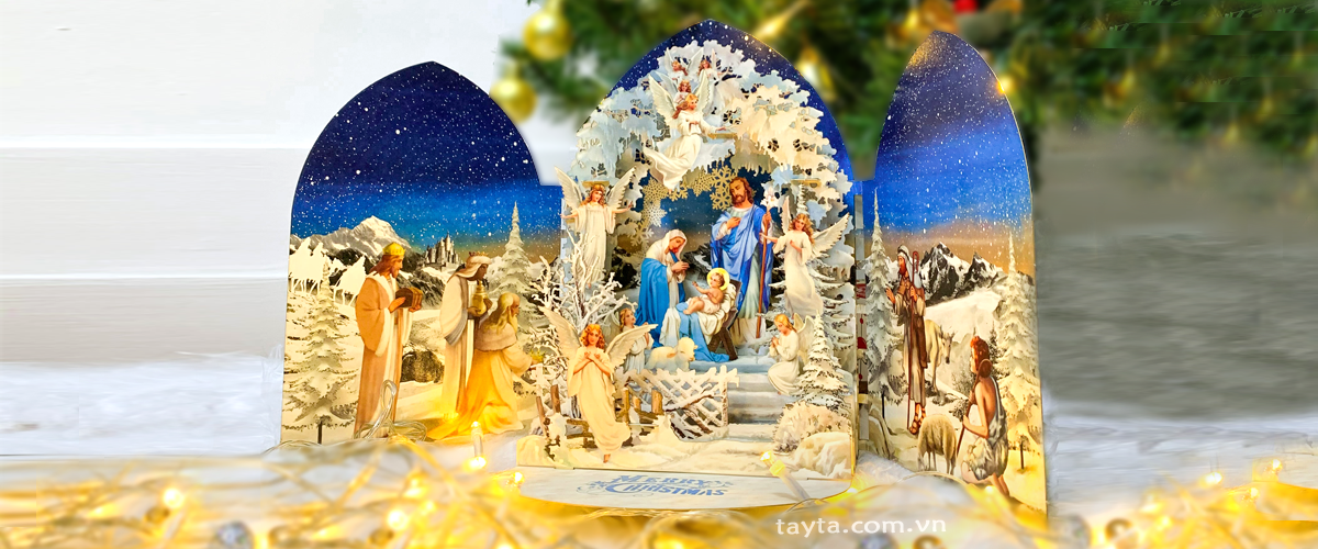 Thiệp Giáng Sinh Handmade TAYTA - Món quà “quen mà lạ” đầy tinh tế, ý nghĩa
