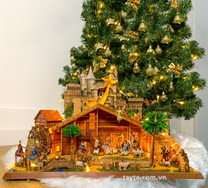 Trang trí Noel lung linh với Hang Đá Giáng Sinh 3D độc đáo từ TAYTA