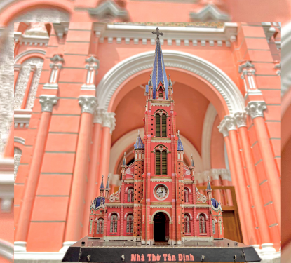Chiêm ngưỡng BST nhà thờ nổi tiếng Việt Nam “trong tầm tay” với mô hình 3D TAYTA