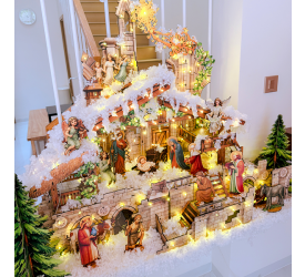 [1m35] HANG ĐÁ GIÁNG SINH STONE GỖ PLYWOOD CAO CẤP - TAYTA