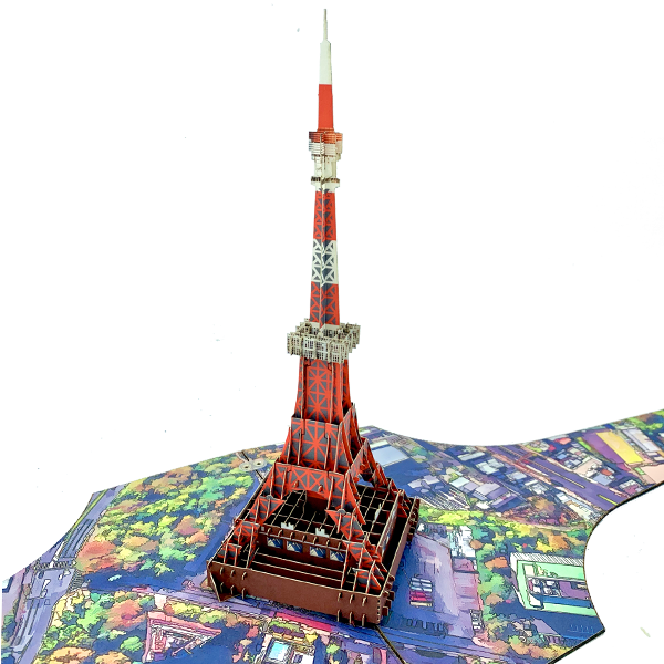 Tháp Tokyo  Nhật Bản Mini  Kit168 Đồ Chơi Mô Hình Giấy Download Miễn Phí   Free Papercraft Toy
