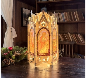 [53CM/1M] Lồng Đèn Lục Giác Stone Phong Cách Cổ Điển - TAYTA