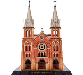 Bộ lắp ráp mô hình 3D Nhà thờ Đức Bà Sài Gòn