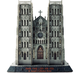 Bộ lắp ráp Mô hình giấy 3D Nhà thờ Lớn Hà Nội