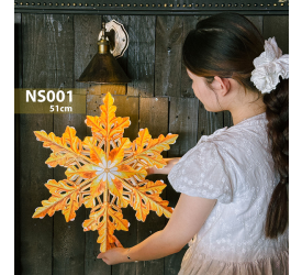 [NS001] 51cm - Lồng Đèn Ngôi Sao Vàng Cách Điệu Trang Trí Giáng Sinh - TAYTA