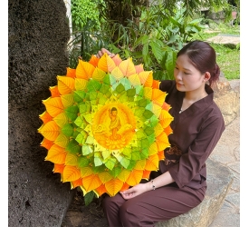 [70CM] Lồng Đèn Bồ Đề Hào Quang Phật Giáo