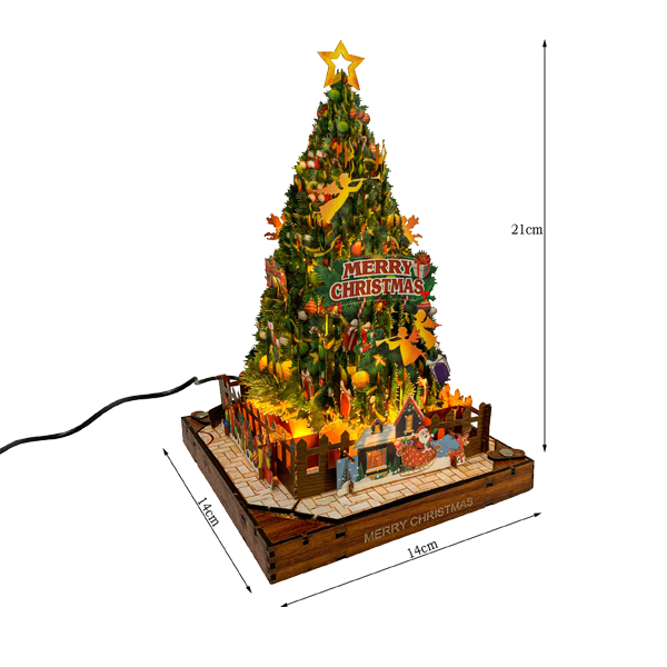 Thiệp 3D Cây Thông trang trí Noel thêm xinh đẹp