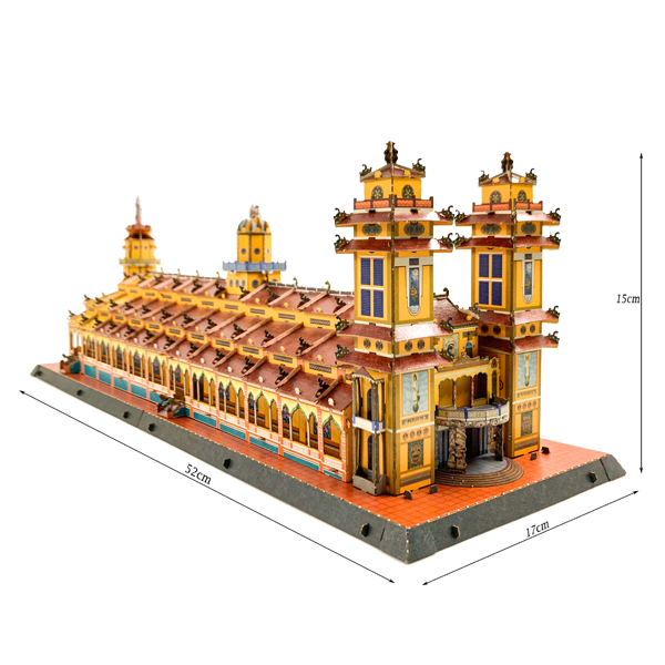 Tòa Thánh Tây Ninh - Bộ lắp ráp Mô hình giấy 3D