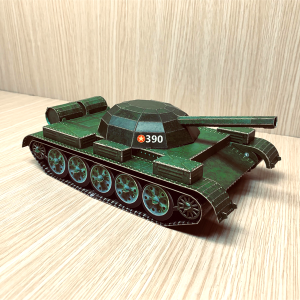 Mô hình giấy 3D xe tank KV1 tỉ lệ 172  Mô hình giấy